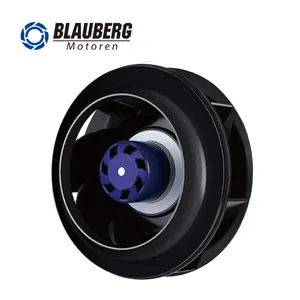 Lauberg-purificador de aire portátil industrial, ventilador centrífugo radial EC de 133mm y 115V para HVAC y refrigeración