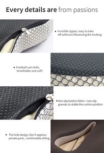 Vente chaude Nouveau <span class=keywords><strong>Concept</strong></span> Ergonomique Zéro Soulagement De La Douleur Fauteuil Roulant Orthopédique Coccyx Chaise En Mousse À Mémoire Coussin De Siège De Voiture - Product Image 4