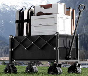 Chariot utilitaire pliable robuste Coolwin CW-222 / Chariot pliant pour les sports de plein air, le <span class=keywords><strong>camping</strong></span>, le jardinage et les courses - Product Image 2