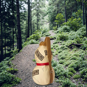 Unique Design Gourd Shape Casual Modern Unisex Custom Canvas <strong>Backpack</strong> Durable Polyester Water Resistant Eco-Friendly Portable - Product Image 2