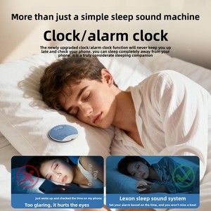 Haut-parleur de sommeil sous oreiller avec bruit blanc intégré, alarme réglable, prise en charge <span class=keywords><strong>audio</strong></span> 5.3, musique, livres <span class=keywords><strong>audio</strong></span> et histoires <span class=keywords><strong>pour</strong></span> le coucher – Nouveauté - Product Image 3
