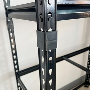 Modern American Style Iron Standing Type Single Tier Gourd Hole Rivet Rack Kitchen <b>Drop</b> Warehouse Storage Rack - Product Image 4