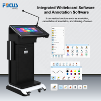 Pupitre tactile en alliage avec podium intelligent de 21.5 pouces pour tous les produits de présentation de bureaux