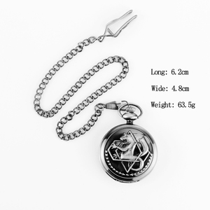 <span class=keywords><strong>Vintage</strong></span> FullMetal Alchemist Edward Elric Cosplay Dull Polacco Brown Hollow <span class=keywords><strong>Tasca</strong></span> Del Quarzo degli uomini Della Vigilanza - Product Image 5