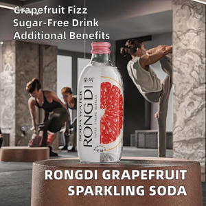 RONGDI Agua Carbonatada con Sabor a Pomelo, Baja en Grasa, 325 ml, Paquete de 12 Botellas en Caja, Inspirada en el Aceite de Oliva Mediterráneo - Product Image 2