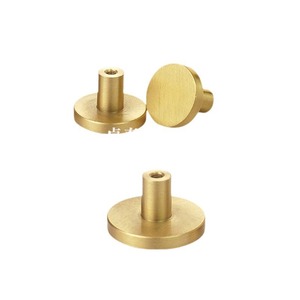 Brass Bolts 46mm Diameter CNC Lathe Machined Non Standard <b>Fasteners</b> Customizable Finishing Surface - Product Image 1