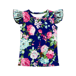 Custom Girl <strong>Flutter</strong> <strong>Sleeve</strong> <strong>Top</strong> Multiple Print Options Kids Sunflower Floral <strong>Flutter</strong> <strong>Sleeve</strong> Shirt Girls <strong>Flutter</strong> <strong>Sleeve</strong> Floral <strong>Top</strong> - Product Image 5