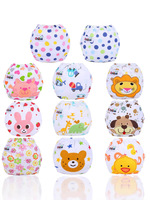 Culottes-couches pour bébé, culottes d'apprentissage à trois couches, culottes à poches brodées, couches lavables