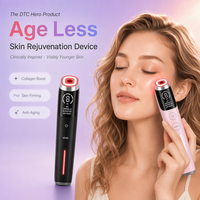 Appareil de massage 4-en-1 pour le visage et le cou, technologie d'électroporation MC pour une absorption cutanée améliorée, dispositif de nettoyage facial