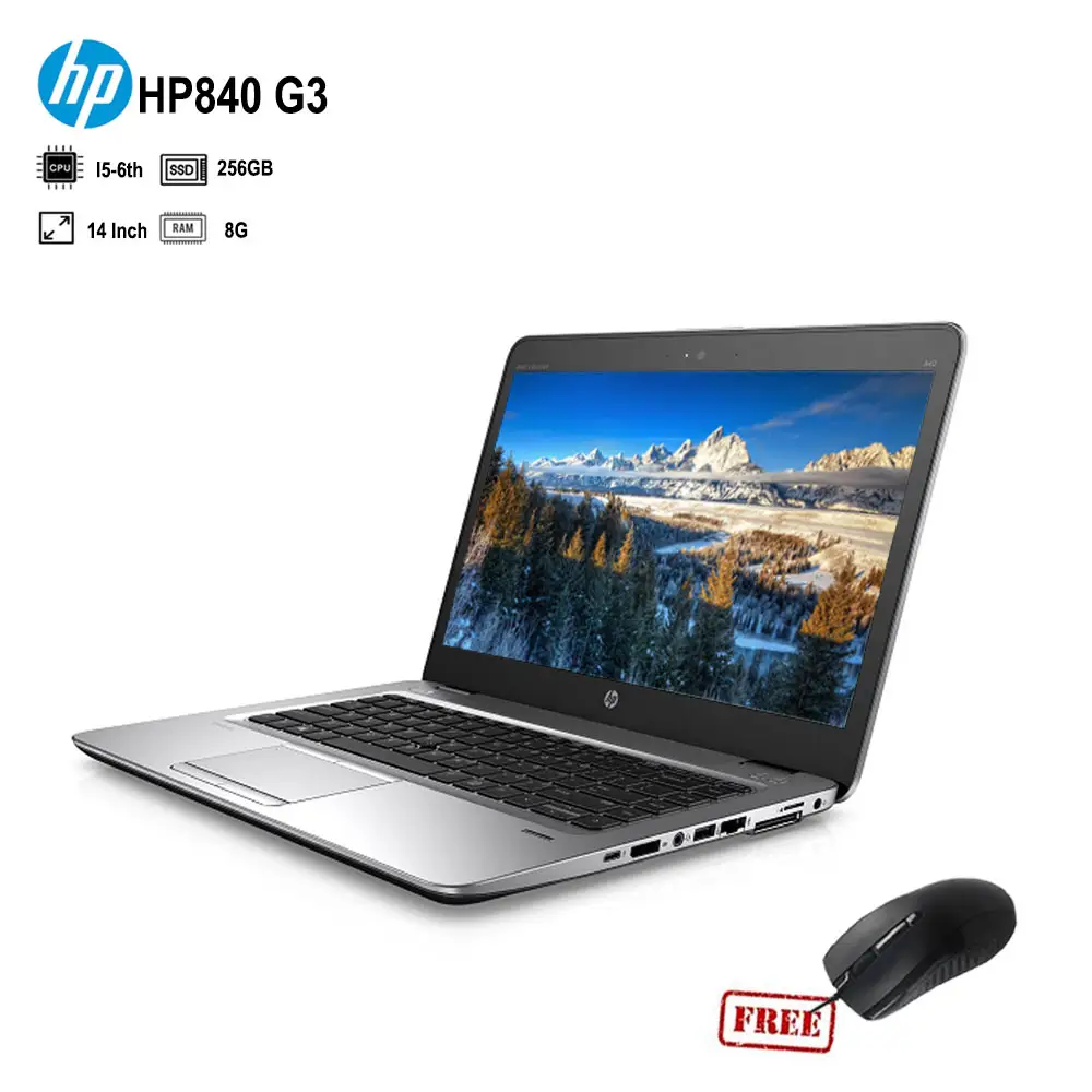 Für HP Elite book 840 G3 Core i5-6th 8G + 256GB Verwendeter Computer Ordinateur Tragbares billiges Notebook für Schul unternehmen