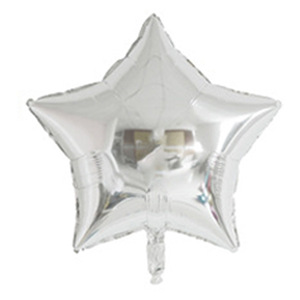 Globo Metálico Brillante <span class=keywords><strong>de</strong></span> 18 Pulgadas en Forma <span class=keywords><strong>de</strong></span> Estrella <span class=keywords><strong>de</strong></span> Cinco <span class=keywords><strong>Puntas</strong></span>, Color Plateado, para Decoración <span class=keywords><strong>de</strong></span> Fiestas <span class=keywords><strong>de</strong></span> San Valentín y Bodas - Product Image 3