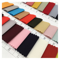 Tejido elástico de poliéster y LICRA para pantalones, ropa, camisa, disponible en todos los colores, 4 vías