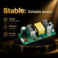 Alimentation à découpage modulaire 24V 4A 96W à rendement de 95% pour refroidissement, entrée large AC-DC, économique, pour équipement industriel, protection contre les surcharges