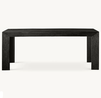Bureau d'ordinateur ergonomique rectangulaire en chêne américain avec tiroir, idéal pour le télétravail et la maison, personnalisable