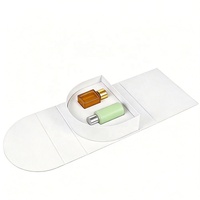 Boîte d'emballage cosmétique pliable avec inserts en carton pour produits de beauté, finition mate, imprimée, pour crème visage