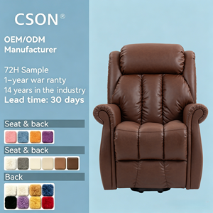 Modern Single Seat Recliner <b>Chair</b> 180 Degree Swivel USB Charger Function Wood Frame Fabric Riser HQ-8046-J Armed <b>Chair</b> Living - Product Image 1