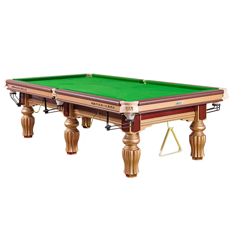 SDAIS high quality A8 billiard table slate pool table 8ft 9ft