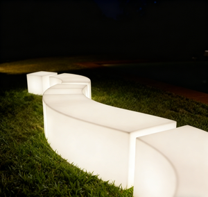 Moderne Led Kubus Tafelstoelen Groothandel Plastic <span class=keywords><strong>Bar</strong></span> Meubels Voor Buitenfeesten Eethotels Parken Voor Woonkamer School - Product Image 2