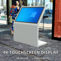 Affichage numérique sur pied avec écran tactile capacitif 4K Android Windows pour magasin de détail et ascenseur