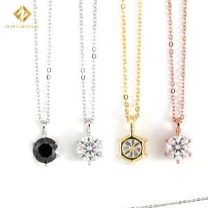 <span class=keywords><strong>Orecchini</strong></span> a perno <span class=keywords><strong>da</strong></span> 7,5 mm in argento sterling 925 con diamante VVS D Moissanite a 6 griffe, collana con pendente, gioielli <span class=keywords><strong>da</strong></span> <span class=keywords><strong>uomo</strong></span> e donna, <span class=keywords><strong>orecchini</strong></span> a perno Hip Hop - Product Image 3