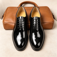 Premium Herren-Lacklederschuhe Hochglanz Formelle Oxfords Anzugschuhe für Hochzeit Gala Luxuriöse Hochglanz-Business-Schuhe