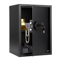 Caja Fuerte Electrónica de Gran Tamaño, Caja Fuerte Digital Electrónica, Caja Fuerte de Seguridad para el Hogar y la Oficina, Caja Fuerte para Dinero, Cajas Fuertes Inteligentes