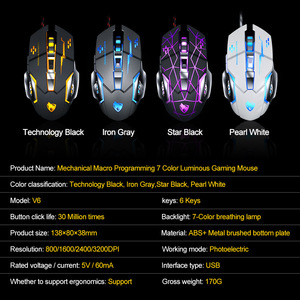 Attack Shark Gaming <b>Mouse</b> Wired 12 Buttons RGB Backlit Programmable Optical Right Hand Ergonomic FPS Shooter - Product Image 5