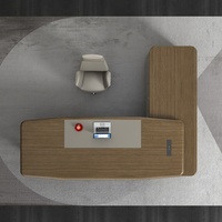 Bureau de direction moderne en bois durable et écologique avec couleur personnalisable - Mobilier de bureau de luxe pour la maison ou le bureau