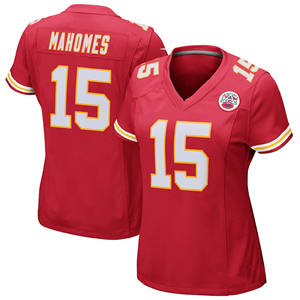 Camisetas de los Kansas City Chiefs para Mujer, Camisetas de Fútbol Americano de EE. UU. Limitadas y Cosidas, con los Números 15 de Patrick Mahomes, 87 de Kelce, 10 de Pacheco, 4 de Rice y 1 de Worth - Product Image 2