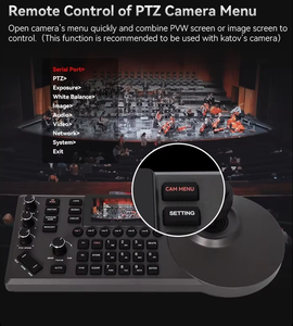 K20 Giao hàng nhanh chóng hội nghị <span class=keywords><strong>PTZ</strong></span> máy ảnh điều khiển với phím điều khiển sử dụng rộng rãi trên Hội nghị & Nhà thờ - Product Image 4