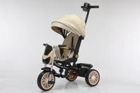 Poussette 4-en-1 pour bébé, tricycle à pousser pas cher, tricycle à 3 roues pour fille, tricycles pour tout-petits