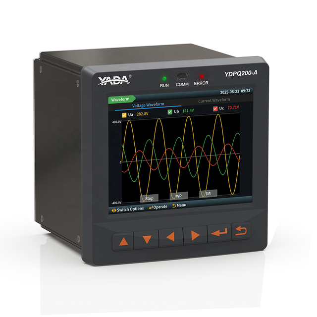 YADA YDPQ200-A Factory Wholesale OEM Custom CE Certified 3P4W High Precision Class 0.2S Power Quality Monitor PQ Analyzer