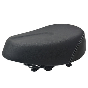 Selle de véhicule électrique élargie et épaissie, absorption des chocs à quatre ressorts pour vélos électriques - Product Image 2