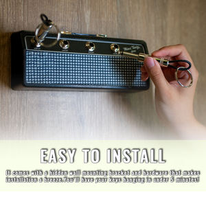 Blues musique clé stockage Jack <span class=keywords><strong>support</strong></span> porte-clés <span class=keywords><strong>guitare</strong></span> mur porte-clés <span class=keywords><strong>support</strong></span> Vintage <span class=keywords><strong>amplificateur</strong></span> décoration de la maison bricolage - Product Image 3