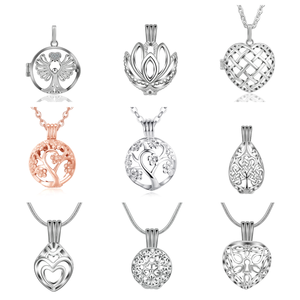 Ciondolo Angel Chime Caller Bola per Maternità, Gioielli all'Ingrosso Placcati Argento, <span class=keywords><strong>Collana</strong></span> con Sfera Armonica Bola - Product Image 1