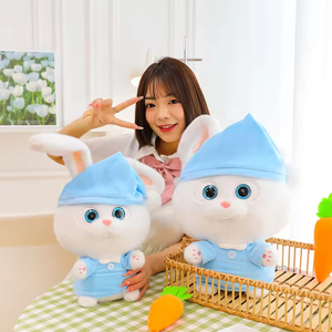כדור שלג סיטונאי ארנב קטיף צעצוע חמוד Cuddly Cuddly peaps עיניים גדולות ארנבות ארוך חיים ממולא רך לילדים - Product Image 3