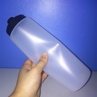 Vente chaude 1 litre Logo personnalisé VTT Bouteilles d'eau en plastique sans BPA pour le cyclisme et le sport