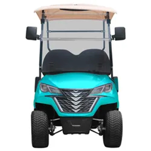 Voiturette de <span class=keywords><strong>golf</strong></span> électrique 2 places, 4 roues, alimentée par batterie, couleur personnalisée, pour hôtel, parc, tourisme - Product Image 1