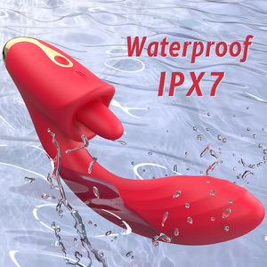 Vibrateur Shande Jasmine à léchage de langue, stimulation du point G, silicone imperméable, garantie de 12 mois, jouets pour adultes, sexe féminin - Product Image 2