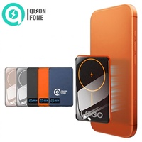 QSF Power Bank Magnétique Sans Fil Sûr 10000mAh PD 22.5W Charge Rapide Chargeur Portable Fin en Aluminium avec Protections Multiples
