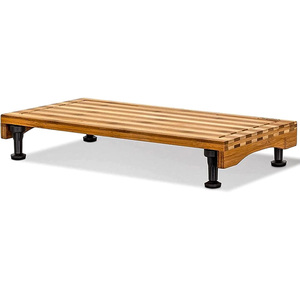Tagliere Grande in Legno Ecologico con Copertura Regolabile per Piano Cottura, Scanalature per Succhi e Superficie Oleorepellente per Uso Alimentare in Cucina - Product Image 1