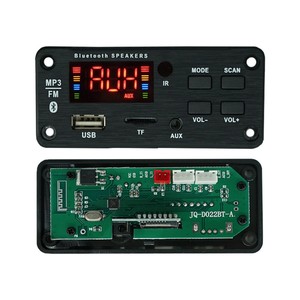 Con función BT Tarjeta TF U Disco Formato MP3 Módulo DE REPRODUCTOR DE MP3 para automóvil Reproductor de música de buena calidad para automóvil - Product Image 3