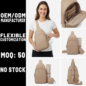 Sac à langer unisexe élégant de marque OEM, excursions, sorties d'une journée, sac à langer à bandoulière avec matelas à langer portable - Product Image 1