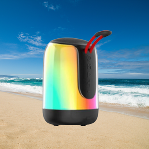 Altavoz Bluetooth inalámbrico estéreo de graves en auge para interiores con luz de pantalla completa colorida portátil superventas - Product Image 2