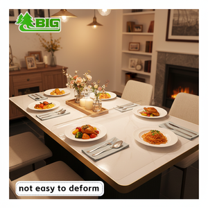 Boligao – <span class=keywords><strong>Nappe</strong></span> de table transparente en PVC, protection économique, tissu ciré transparent, cristal souple, OEM gratuit, <span class=keywords><strong>carrée</strong></span> - Product Image 1