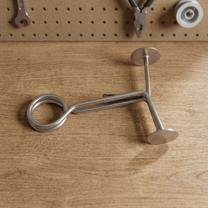 CROWN CLB-187 Laboratory Clip Pinch Cock with Finger <b>Grips</b> Plated SS 316 5 Inch Mohr's Pinch Cock <b>Clamp</b> OEM - Product Image 3