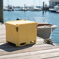Glacière Rotomoulée Robuste 300L Personnalisable avec Logo – Écologique pour Camping en Plein Air et Utilisation sur Bateau/Quai