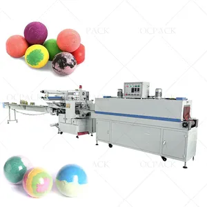 Bubble Bath Ball Packing Machine Schrumpf verpackungs maschine für Bade kugeln Transparente Folien verpackung