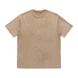 print oversized high quality acid washed t-shirt blank Manufacturer vintage <b>tshirt</b> street wear cotton t shirt - Product Image 4