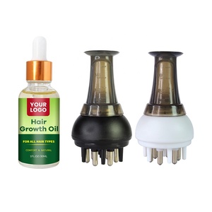 Nouveau soin du cuir chevelu Minol applicateur tête huile essentielle balle Massage 1ml Dil sérum pour l'application creusée Massage BrusHair Guide peigne - Product Image 2